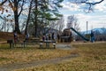 Families Enjoying a Warm Winter Day